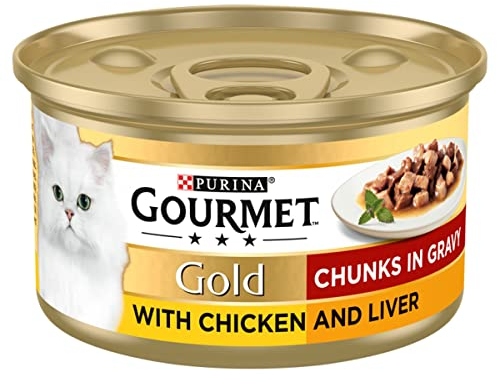 Gourmet Gold Chicken & Liver in Gravy 12 x 85g 1020g