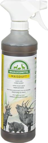 EUROHUNT Duftlockmittel Mais 500 ml, für Rot-, Reh- und Schwarzwild, für die Jagd oder Tierbeobachtung geeignet