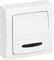 Legrand leg97603 Schalter/Wechselschalter Aufputz weiß beleuchtet