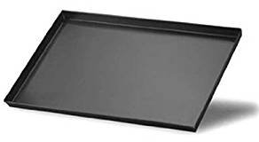 FASA Teglia Ferro Blu Antiaderente Professionale placca per focaccia Pizza : Forno Elettrico Legna (45x65cm)