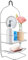 ASAB Bathroom Shower Caddy with Mirror Chrome Bathroom Organiser Easy to Clean Stand Shower Caddy Corner Rack Storage Strong Chrome Plated Iron Wire Rust Resistant Shower Caddy Storage Toiletries