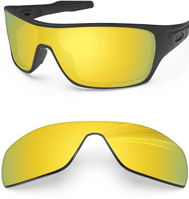 BlazerBuck Anti-salz Polarisierte Ersatzgläser für Oakley Turbine Rotor OO9307-24K Gold