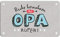 Chopping Board with German Text Ruhe bewahren und Opa rufen! [German Lang