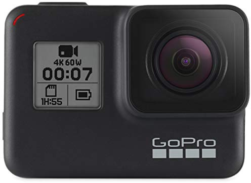 GoPro HERO7 Waterproof Digital Action Camera 12.0 Megapixel with Touch Screen 4K HD Video Photos Live Streaming Stabilization 2-Inch Screen Black (Renewed)