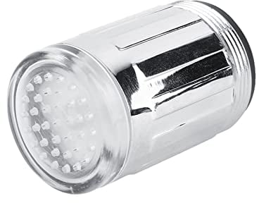 Haofy 3 Farben LED Wasserhahn Temperatursensor, Farblichtwechsel Wärmemelder Waschbeckenhahn Ersatzteil für Küche, Bad