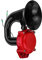 ASDFGHJK KANGYEBAIHUODIAN 1x 12V 200dB Auto Air Horn Loud LKW Trompete Air Horn Fit Für Auto Autofahrzeugwagen Bus Van Zug Motorrad
