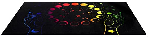 Rechteck Altartuch | Rechteckige Weissagungs-Tischdecke - Hexerei Altar Astrologie Wandteppich Wicca Spirituelle Hexe Tarot Heiliges Tuch Leinendrucke Brettspiel Tischdecke 60x43CM