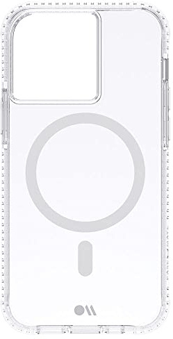 case-mate Tough Clear Plus MagSafe Case Schutzhülle kompatibel mit Apple iPhone 14 Hülle Durchsichtig [Recyceltes Material | 4,5 m Fallschutz | Integrierter MagSafe-Ring] - Transparent