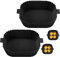 Silicone Air Fryer Liners, 2Pack Square Air Fryer Basket Tray Airfryer Accessories Reusable Air Fryer Accessories Air Fryer Liners for Tower Ninja COSORI Tefal Philips Gourmia Airfryer