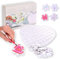 Weißes Herz-Puzzle - Personalisierbares Hochzeitsherz-Puzzle - 80 beschriftbare Teile - ca. 60 x 60 cm