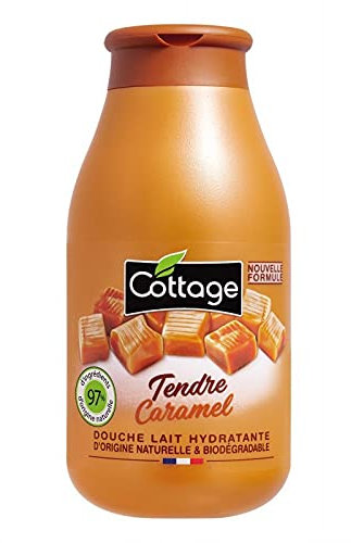 Cottage - Douche Lait Caramel 97% Ingrédients Naturels - Hydratant Corps - 250Ml - Le Lot De 4