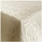 Tischdecke Hochwertig Tischdecken Stofftischdecke Tischtuch Ornamente Tafeldecke Bügelarm Seidenglanz schnelltrocknend Bügelfrei Creme Oval 160x220cm