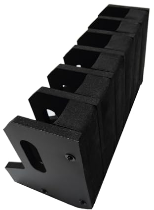 Ruarby Leichter Pistolenständer Mit 6 Steckplätzen Handfeuerwaffenständer Aus Eva Schaumstoff Universelle Schutzholster Schießzubehör 6 Steckplätze Für Handfeuerwaffenhalter Sichere Organizer