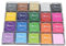 STOBOK 1 Satz 20 Briefmarken Partner Pad Regenbogentintenstempel Regenbogen-stempelkissen Stoff Stempelfarbe Stempelkissensatz Stempel Farbblock Papierstempel Druckertinte Mini Kind