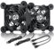 upHere gaming ventilador pc 80mm Ventiladores alimentados,la computadora Ventilador,USB Refrigeración silenciosa,de 5 v Compatible para PC/Xbox/Playstation/TV Box, etc. (U803)
