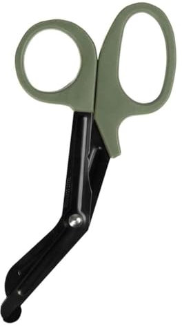 Verbandschere 18,5cm Griffe oliv