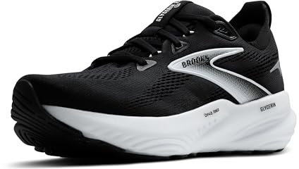 Brooks Herren Glycerin 22 Laufschuh Sneaker, Black/Grey/White, 44.5 EU