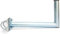 Mastausleger Stahl 35 cm Geländerhalter Sat Antenne Ausleger