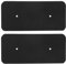 Filtros para secadora Candy, 2 piezas filtro de esponja, filtro de esponja para secadora de condensador, estera filtrante, para secadoras con bomba de calor y secadoras de condensación, negro