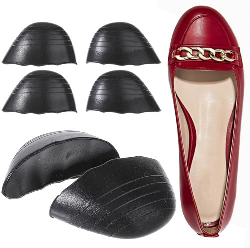 JJUNW 3 Paar Schuhfüller Einsätze, Einlegesohlen für Zu Große Schuhe, Zehenfüller-Einsätze Verstellbare Schuhpolster Zehenkissen Schuhgrößenreduzierer für Damen Herren High Heels Anzugschuhe Lässige