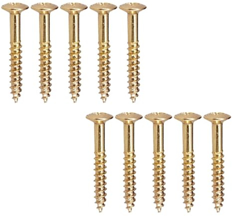 10 Pcs Edelstahl E Gitarren Pickup Rahmen Schraube Gitarre Humbucker Pickup Ringe Montageschrauben