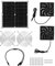 Segrehy Solarpanel Lüfter Kit 20W hohe Umwandlungsrate Licht tragbares Solarpanel mit 2 Abluftventilatoren für RV Hundehaus Monokristalline Silizium