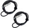 KEALLANS 2X Blocco Antifurto con Password USB di Sicurezza, Usato per la Funzione Antifurto sul Computer Portatile, Tablet, Proiettore, TV
