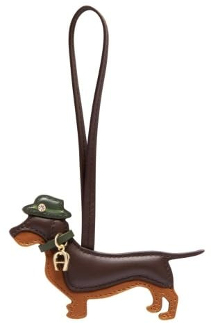 Aigner Taschen-Anhänger Dackel, Braun