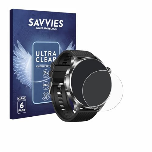 Savvies 6 Stück Schutzfolie für SLOKSFil I136 1.52 | Transparenter Displayschutz Made in Germany, Ultra-Klar Displayschutz-Folie