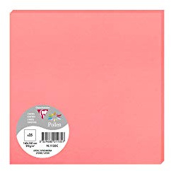 Clairefontaine 1135C Packung (mit 25 Karten Pollen 160 x 160mm) 210g, Litschi