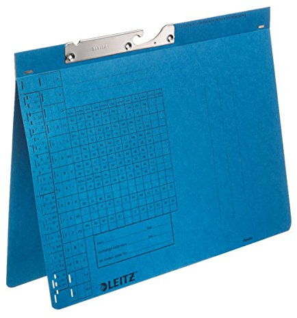Esselte Leitz Pendelhefter Combi, Amtsheftung, Manilakarton, blau