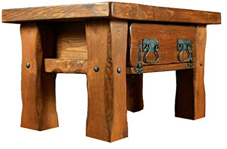 Couchtisch, Holztisch, Rustikal Unikat, Massivholz, Vintage, Tisch Höhe: 45 cm Tiefe: 55 cm Briete : 80 cm