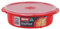 Décor Microsafe 750ML Microwavable round food container Microwave, freezer, dishwasher AND safe BPA Free with air release vent and handles Master microwave cooking and reheating with Microsafe. Red