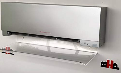 BHPSRL Windabweiser für Klimaanlagen und Split, aus Plexiglas, Stärke 4 mm, Breite 80 cm