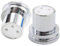 BEKER Female XLR Noise Reducing Caps Nickel Plated PTFE (Teflon) Isolierung Noise Stopper XLR Plug Dust Proof Caps Nickel Plated Female XLR Caps 2 Stück