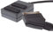 S/CONN maximum connectivity Scart-Verteiler vollverschaltet Kabelverschalter 2-Fach - 1x Stecker/2x Buchse - Splitter - schwarz 0,5m