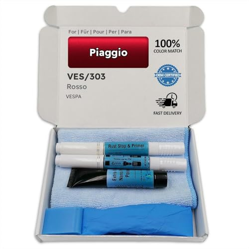 Genuine Colors Lackstift Rosso VES 303 für Piaggio Rot Vespa