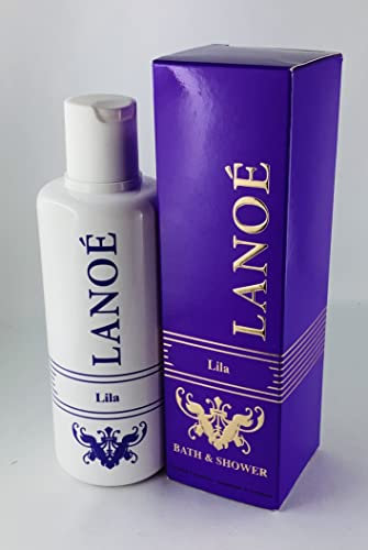 Lanoé Gel de douche et de bain violet, 250 ml