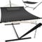 KESSER® Hängematte Hill mit Gestell Kissen Doppelhängematte für 2 Personen-Stabiler Rahmen 200kg Belastbarkeit Indoor & Outdoor XXL Hängesessel Doppel Mehrpersonen Garten Balkon Terrasse, Anthrazit