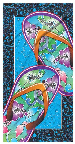 nvt Strandtuch Flip Flop 75 x 150 cm