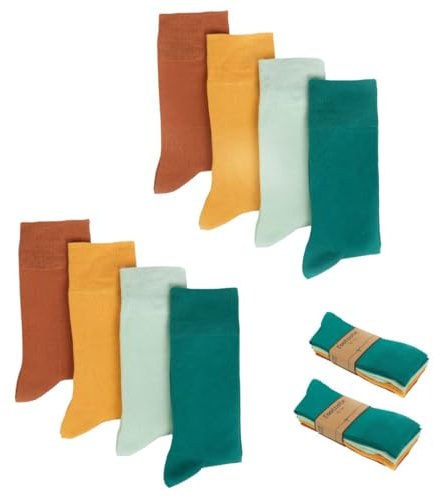 FOOTNOTE 8 Paar Atmungsaktive Bambus Socken Herren Damen