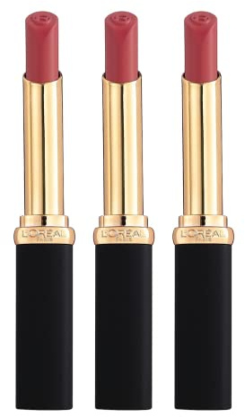 3 x L'Oreal Color Riche Intense Volume Matte Lipstick - 640 Le Nude Independant