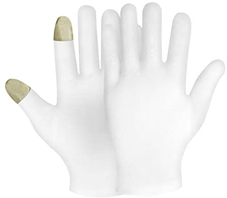 Dirfuny Feuchtigkeitsspendende Handschuhe | Dünne Baumwollhandschuhe zum Schlafen, Baumwoll-Handschuhe für Schlafschönheit, trockene Hände