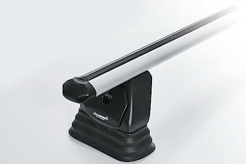 Summit SUP-A003 Premium Aluminium Multi-Fit Roof Bars, Lockable, Set of 2