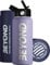 Beyond Premium Vacuum Insulated Stainless Steel Double Walled Stainless Steel Water Bottle 1000ml Wide Mouth Sports Drink Flask BPA Free (Lilac)