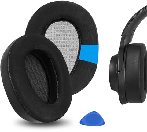 Geekria Sport Cooling Gel Replacement Ear Pads Compatible with Sony MDR-100ABN, WH-H900N Headphones, Ear Cushions, Repair Parts (Black)