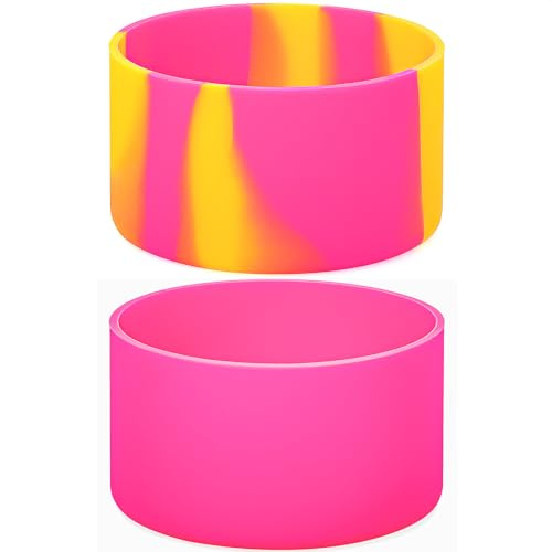 QIANHAI IceFlow - Stivali in silicone per bicchiere Owala e Stanley da 1180 ml, custodia protettiva per borraccia Hydro Flask da 340-680 g, accessori semplici e moderni per bottiglie Yeti Ramber (MixS