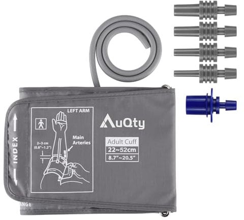 Monitor de Presión Arterial Manguito Extra Grande 9-21 (22-52 cm), Extra Grande para Brazos Grandes,Compatible con Otros Monitores de Presión Arterial,Manguito de Repuesto Adultos(Solo Manguito Bp)