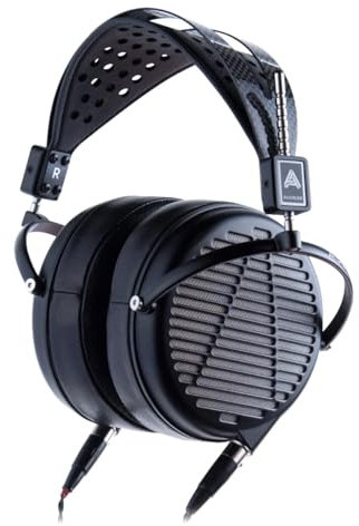 Audeze LCD-MX4 Ohrumschließende Kopfhörer mit offener Rückseite, mit Tragetasche, Schwarz