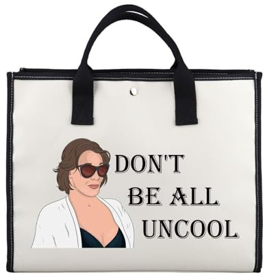 Zuo Bao Real Housewives Einkaufstasche aus Segeltuch für Fans, All Uncool, CM